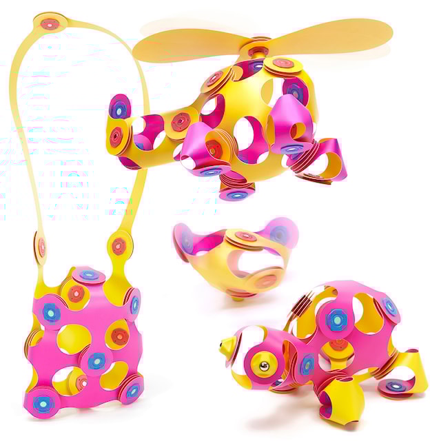 Produktbild 1 för Crew Pack 30 Delar Rosa/Gul Clixo