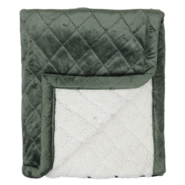 Tikattu peitto vihreä Rätt Start