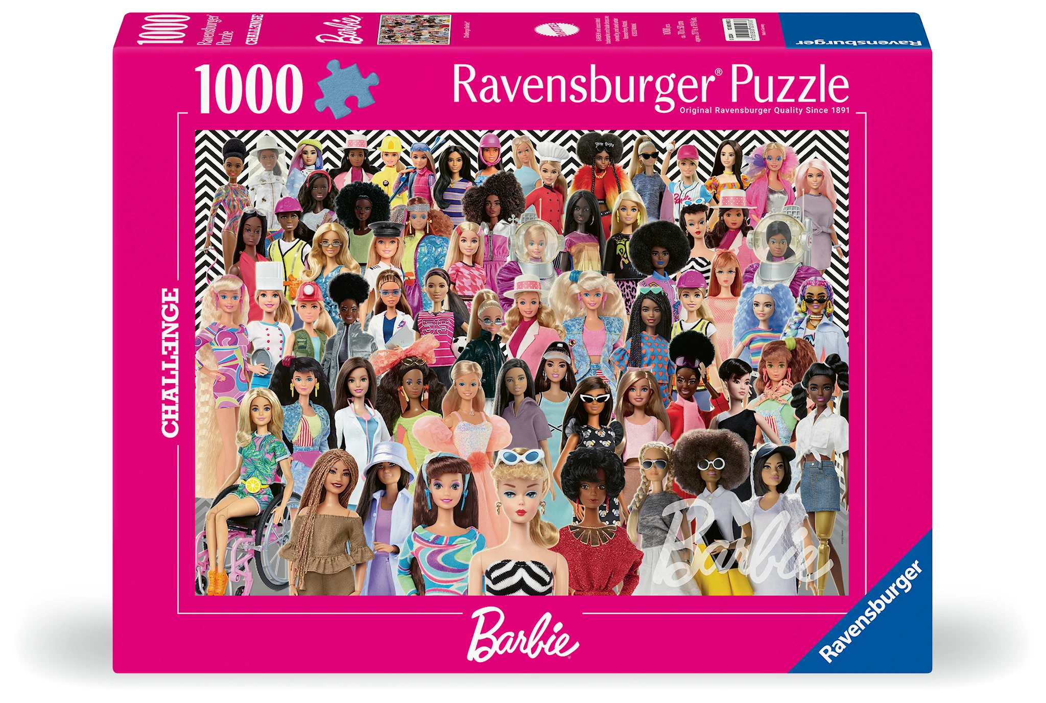 Produktbilde for Barbie Challenge Puslespill 1000 brikker, Ravensburger