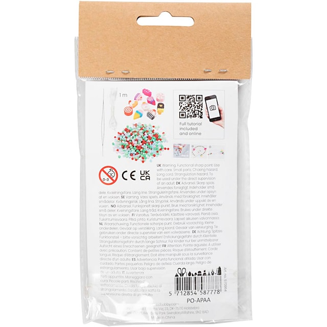 Produktbilde 3 for Mini DIY Kit Smykker, Elastisk armbånd og ring, 1 pk.