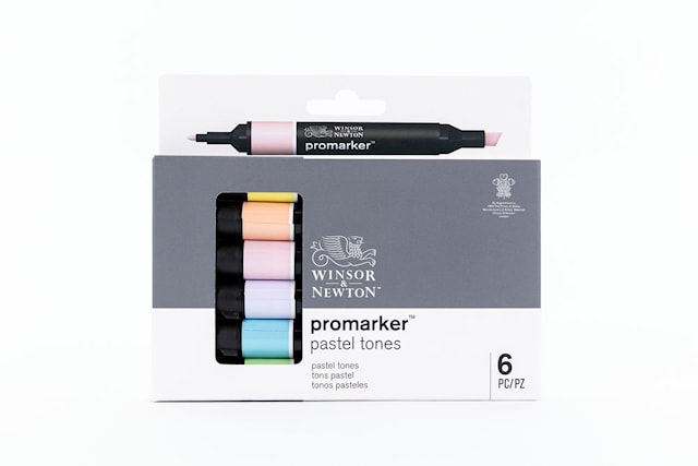 Produktbild 4 för Promarker Pastel tones 6-pack Winsor & Newton