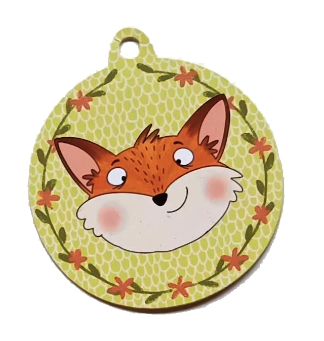 Produktbild 7 för Ansiktsmasker och skattjakt Skogens djur 5-pack Fridolin