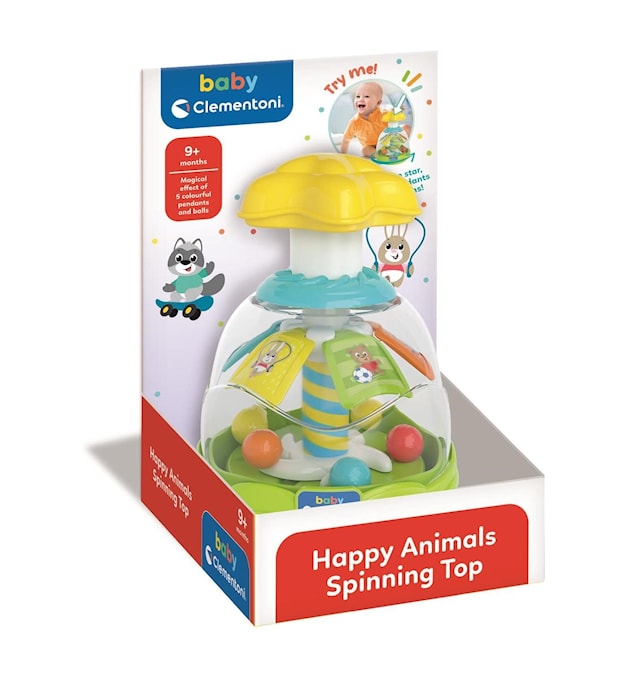 Produktbild 1 för Animal Spinny Top Aktivitetsleksak Clementoni