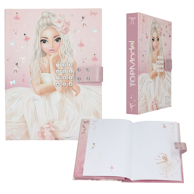 Produktbilde 2 for Dagbok med kode & musikk Ballett TOPModel