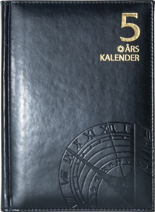Produktbild 1 för Kalender A5 Fem års-dagbok svart Almanacksförlaget