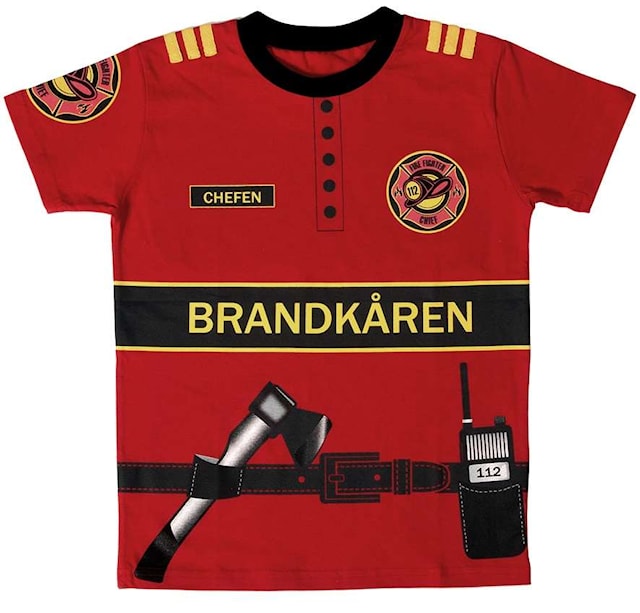 Produktbild 1 för Brandman T-Shirt Ekologisk Bomull 100cl Den Goda Fen