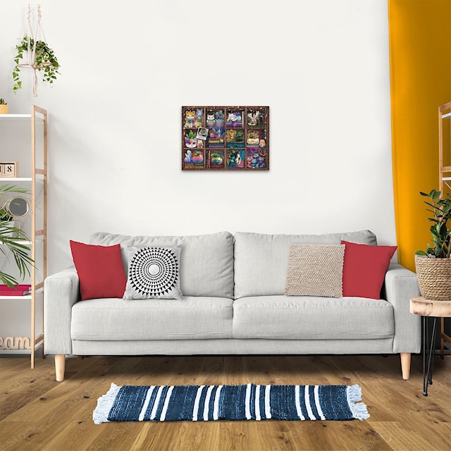 Produktbild 4 för Pussel Cubby Cats and Succulents 500 bitar, Ravensburger