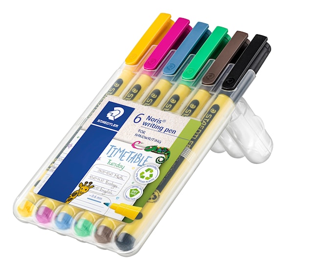 Produktbild 3 för Noris Fineliner 0,6 MM 6-pack Staedtler