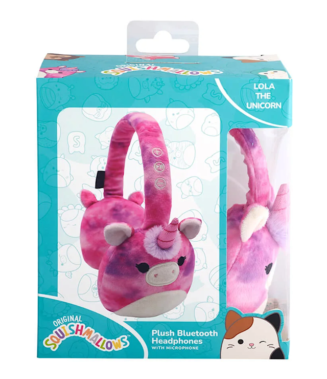 Produktbilde 4 for Squishmallows trådløse hodetelefoner med mikrofon Bluetooth Lola
