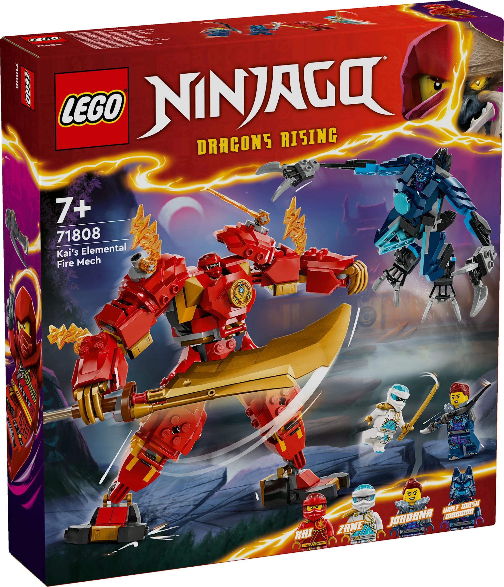 Tuotekuva ille Kain tulielementti-robotti LEGO® Ninjago (71808)