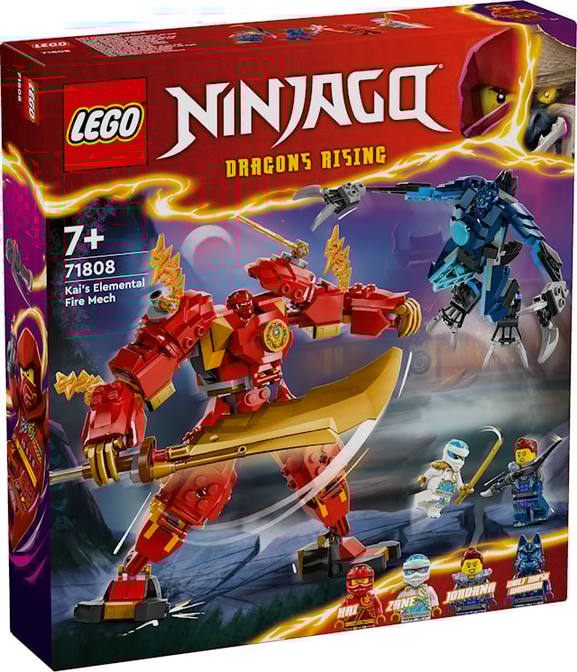 Produktbild 1 för Kais elementeldrobot LEGO® Ninjago (71808)