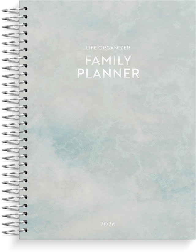 Produktbilde 1 for Kalender 2026 C5 Life Organizer Family Planner Burde