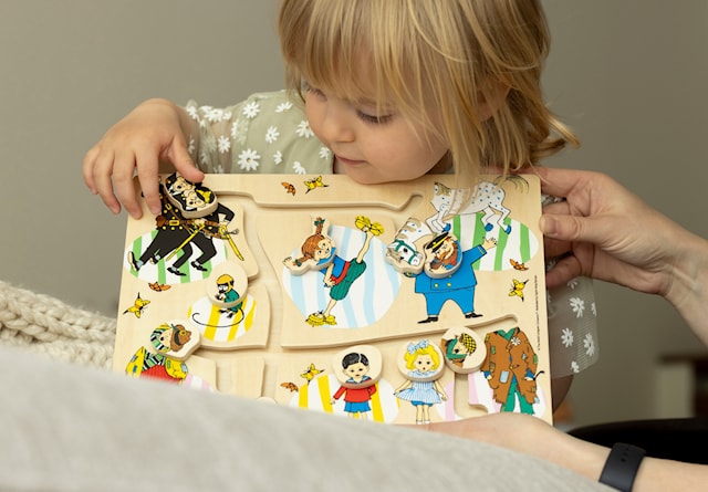 Produktbild 6 för Pippi Labyrint Pussel, Micki