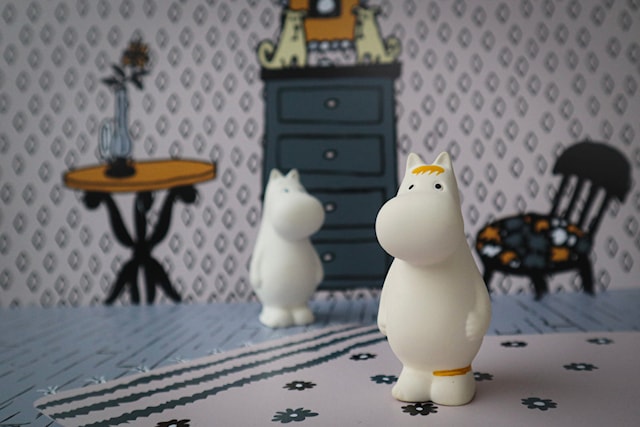 Produktbild 3 för Mumin Snorkfröken & Mumin, Naturgummi, 2-pack