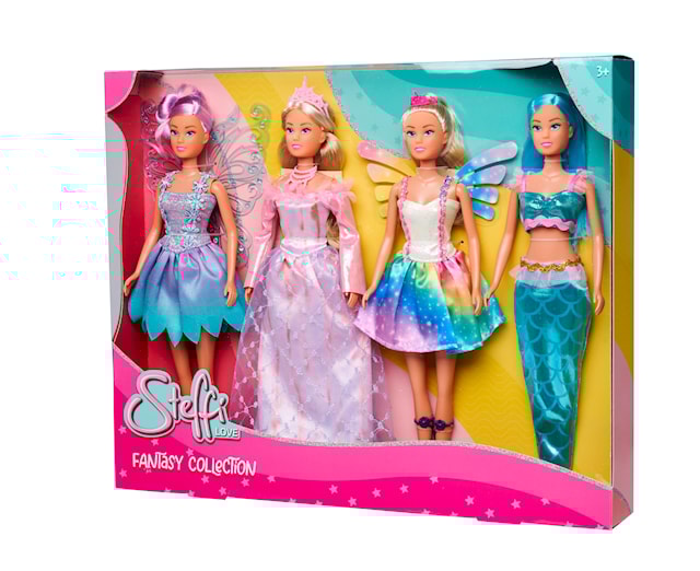 Produktbild 4 för Steffi LOVE Fantasi 4-pack Modedockor