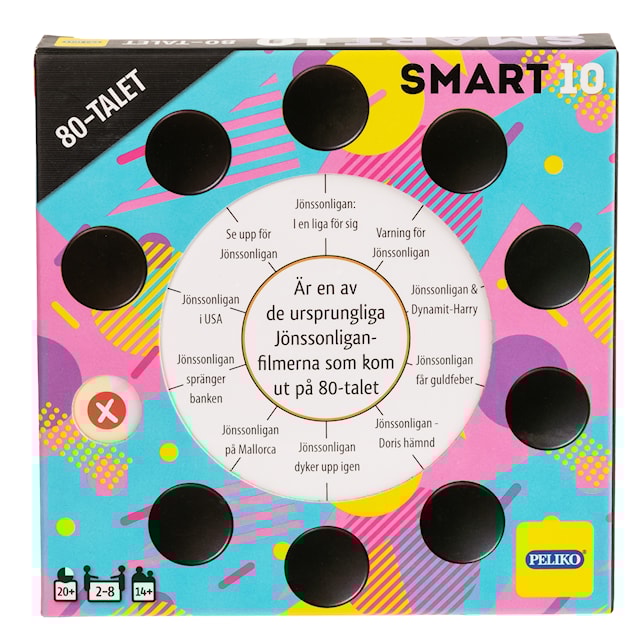 Produktbild 3 för SMART10 Frågekort, 80-talet (SE)