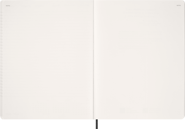 Produktbilde 3 for Kalender 2026 Essential Planner Weekly Vertical XXL Svart Moleskine