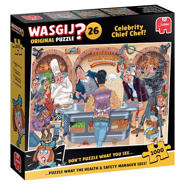 Produktbild 3 för Wasgij Original 26 - Celebrity Chief Chef! 1000 bitar