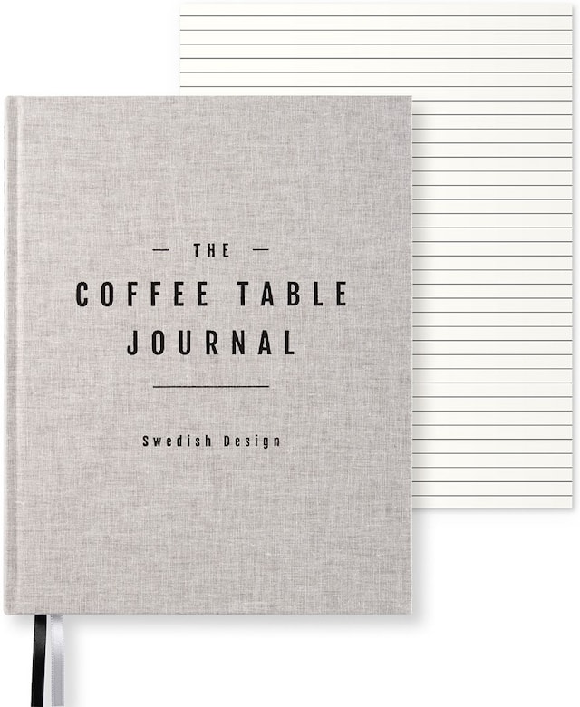 Tuotekuva 1 - Coffe Table Journal Clean 25,5 x 20 cm Nature 256 sivua Paperstyle
