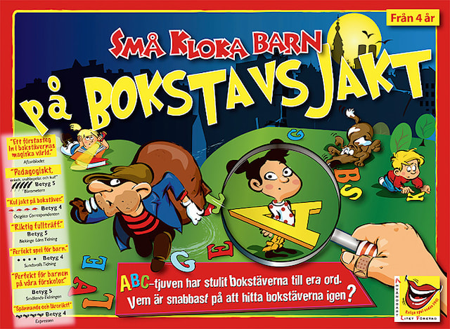 Produktbild 1 för Små kloka barn på Bokstavsjakt, ALF (SE)
