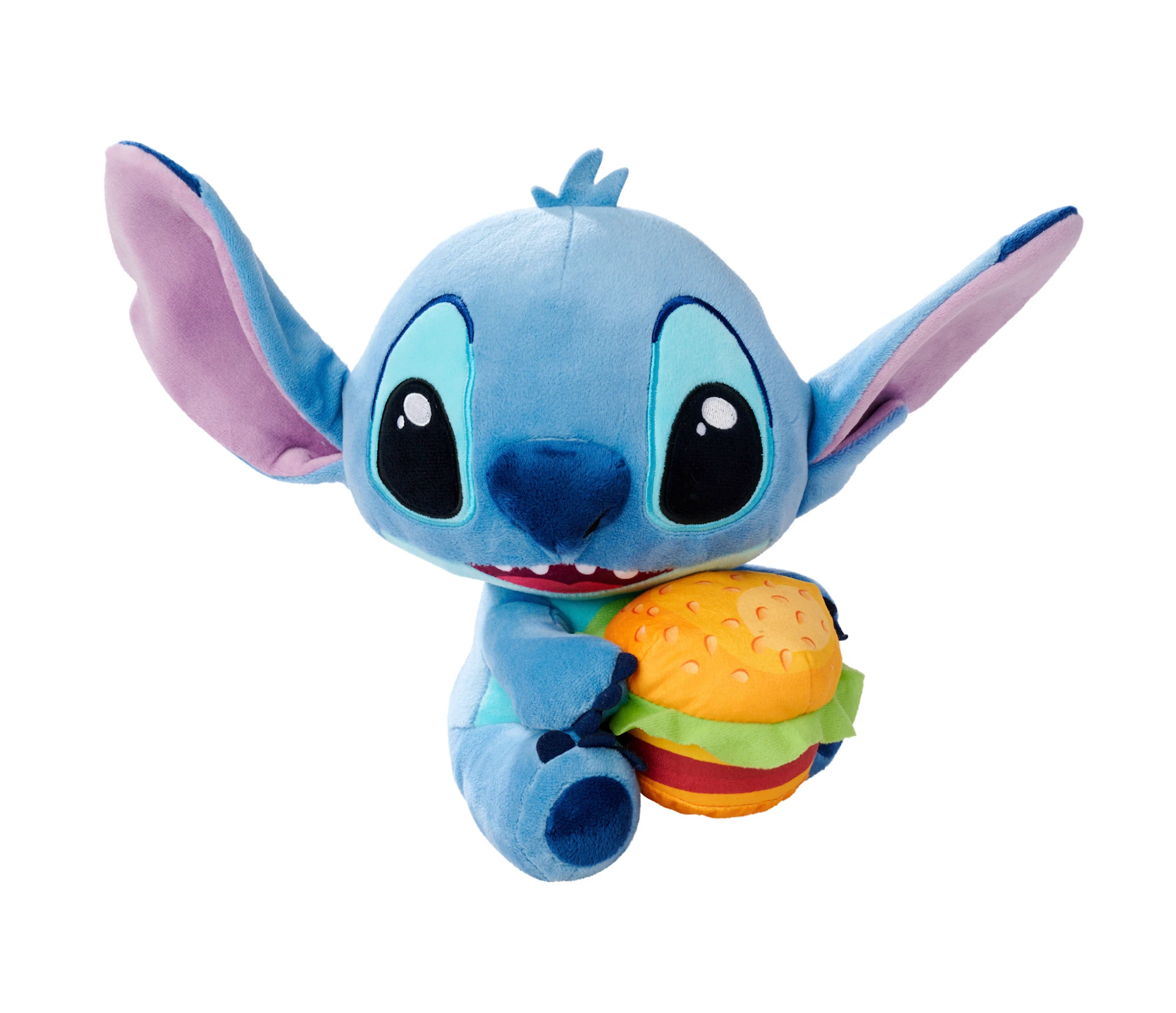 Produktbilde for Disney Lilo & Stitch, Stitch med Hamburger Kosedyr, 25 cm