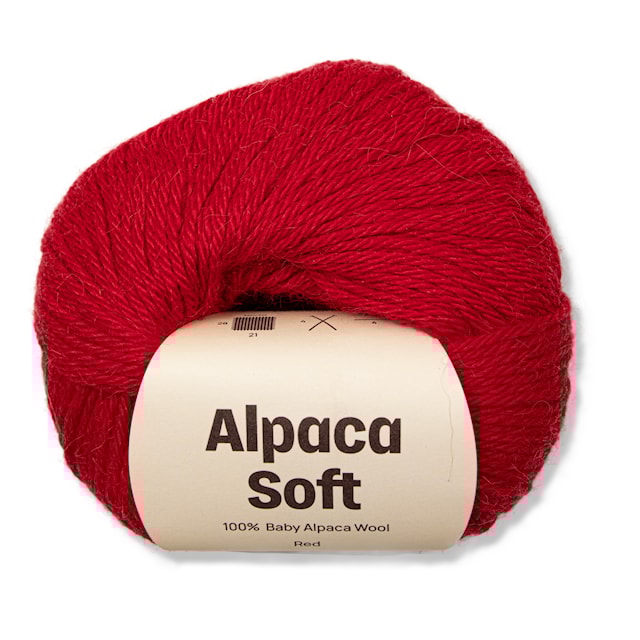Alpacka Soft 50g Red A319 Adlibris