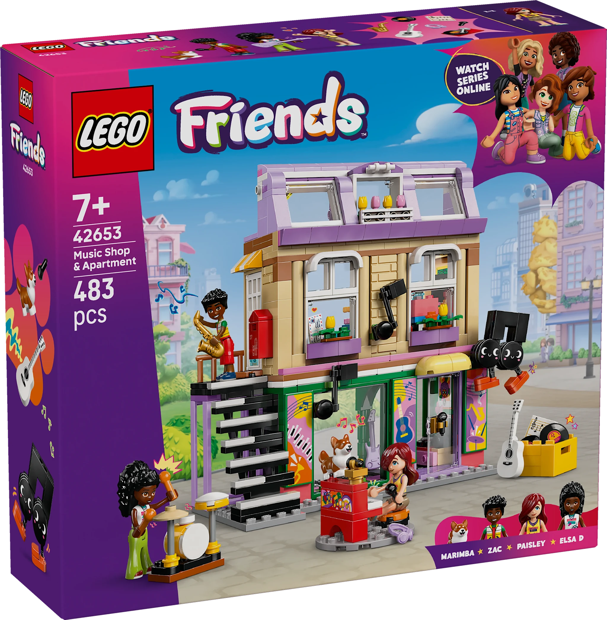 Tuotekuva ille Musiikkikauppa ja asunto LEGO® Friends (42653)