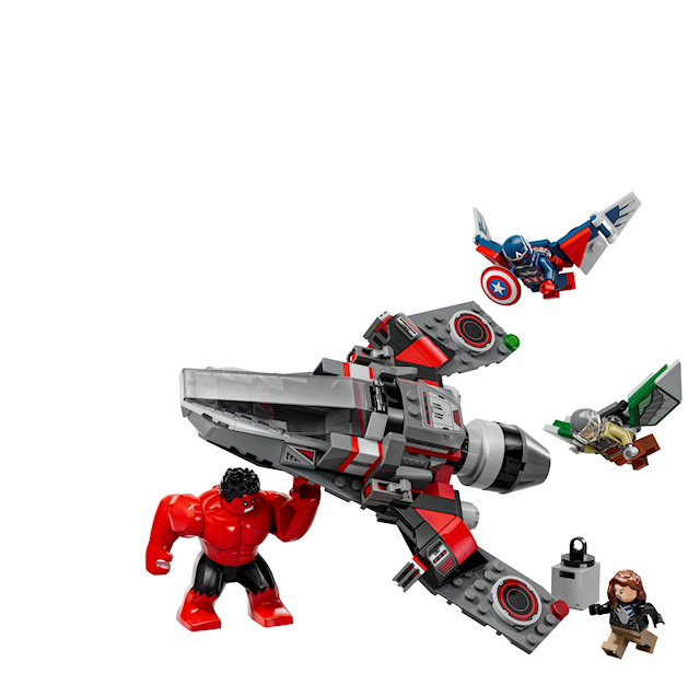 Produktbild 2 för Captain America mot Red Hulk  LEGO® Marvel (76292)