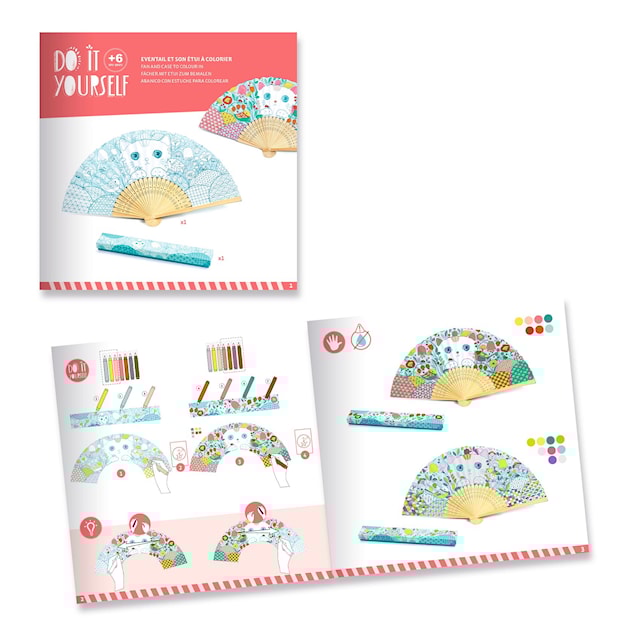 Produktbilde 2 for Farge Koneko Vifte og Etui Djeco