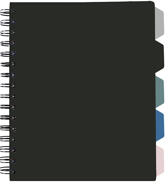 Emneblokk A5 Svart, Sense