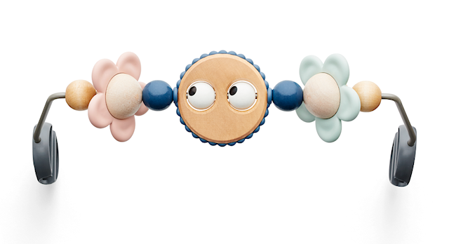 Produktbilde 1 for BabyBjörn Leke til vippestol Pastell