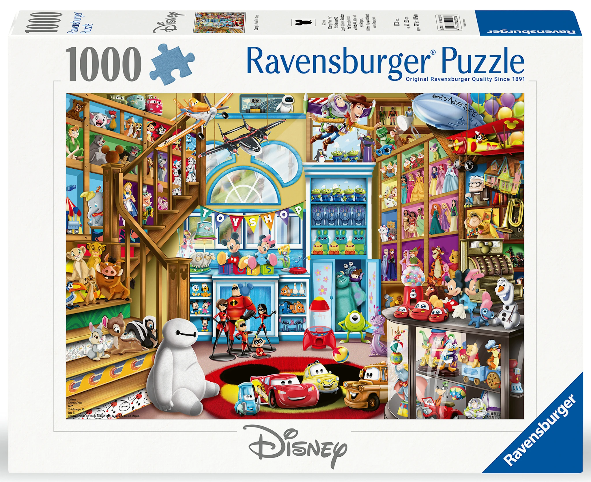 Tuotekuva ille Disney Multiproperty Palapelit 1000 palaa, Ravensburger