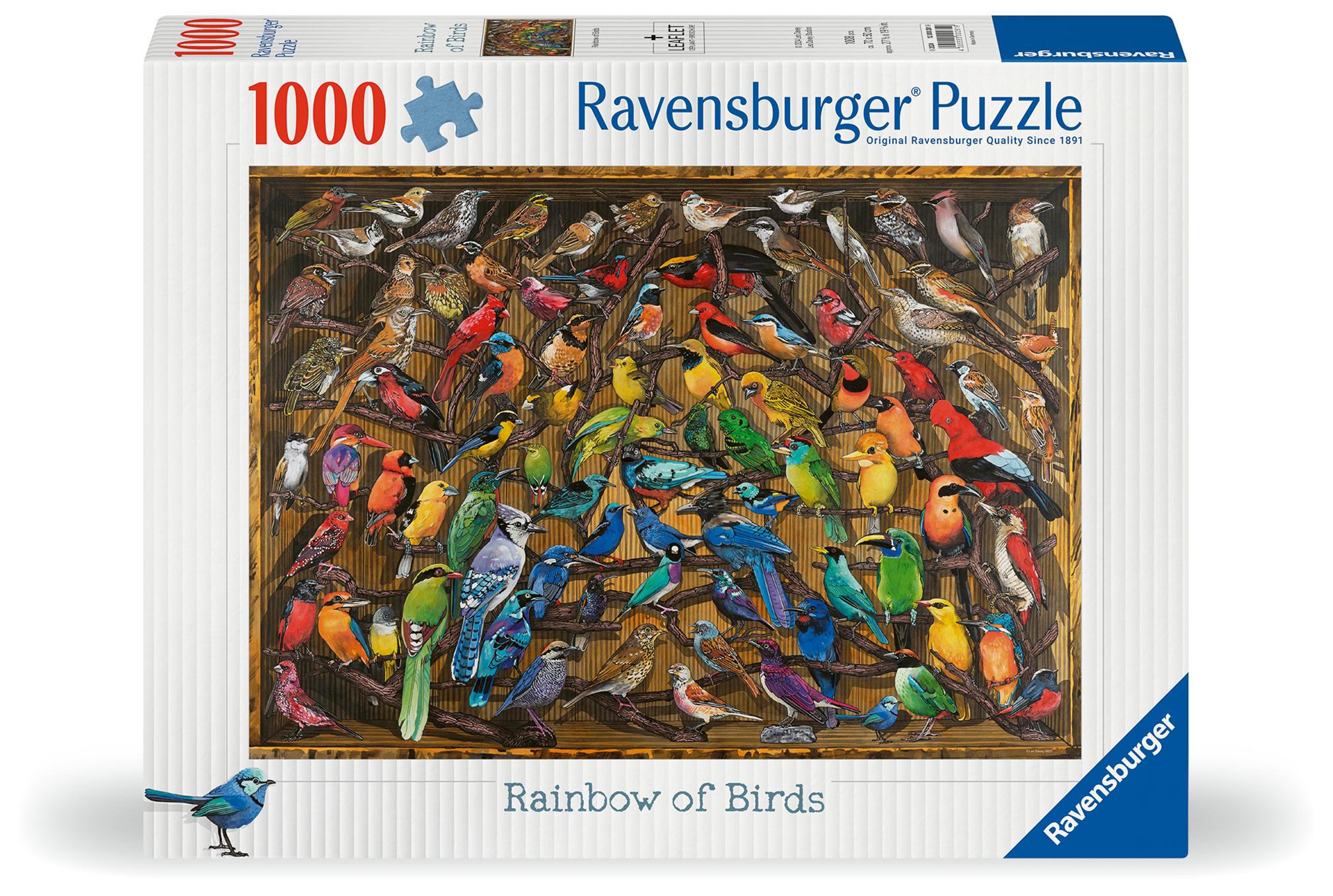 Regnbue av fugler Puslespill 1000 brikker, Ravensburger | Adlibris