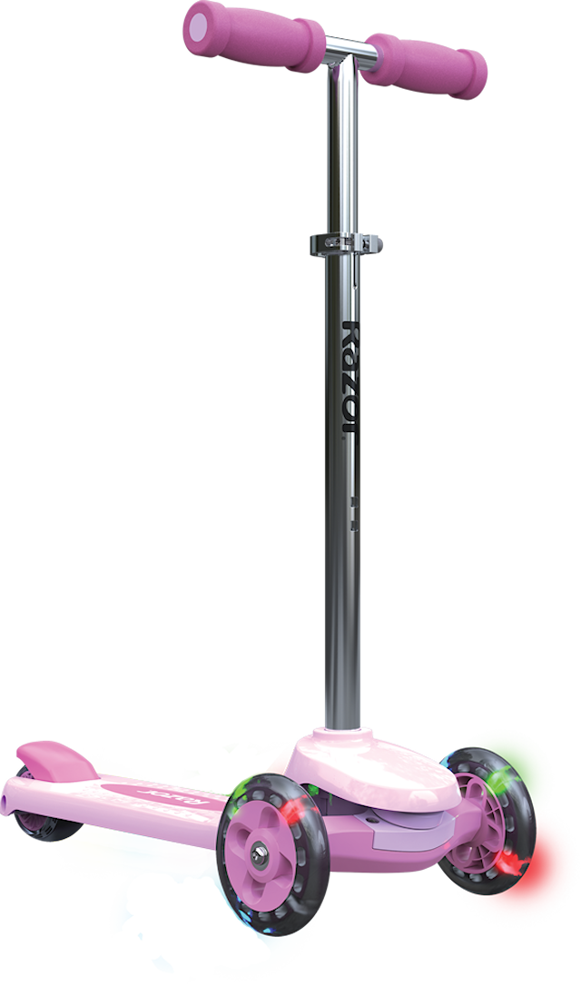 Produktbild 2 för Rollie Sparkcykel 2-i-1 Rosa Razor