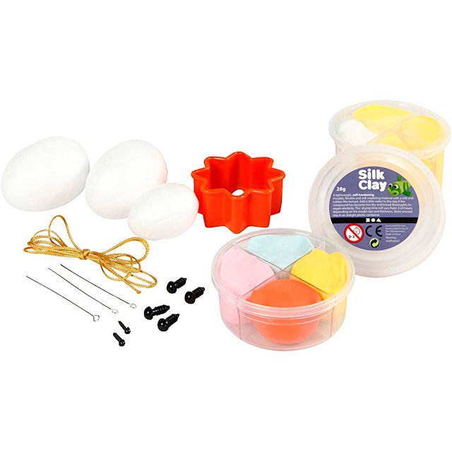 Produktbild 7 för Påskpyssel Söta Kycklingvänner 3-pack Creativ Company