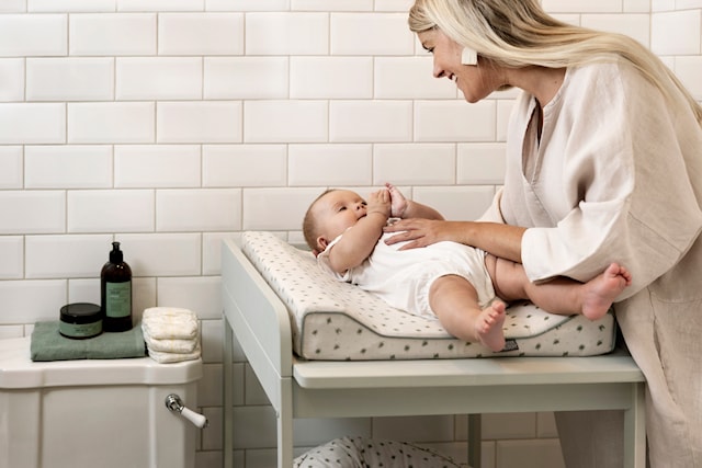 Produktbild 3 för Meadow Skötbädd Soft Sand Vinter & Bloom