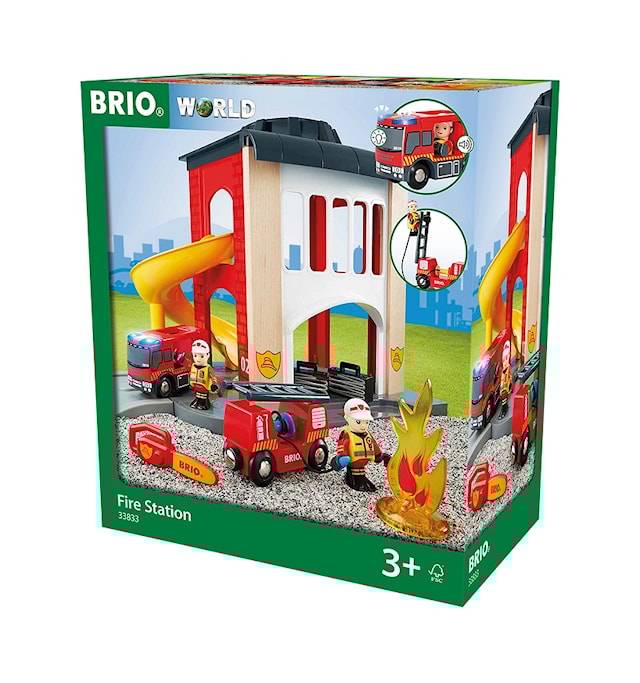 Produktbilde 3 for Brannstasjon, Brio Trejernbane (33833)