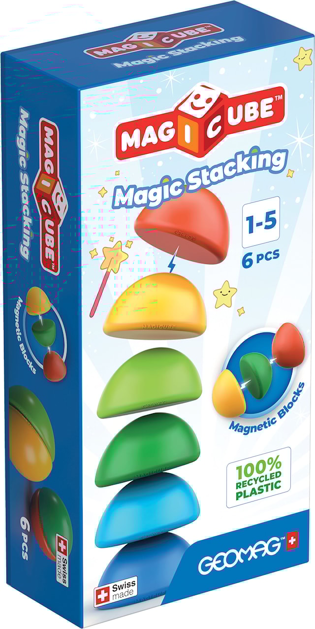 Produktbild 5 för Magicube Magic Stacking 6 Delar Geomag