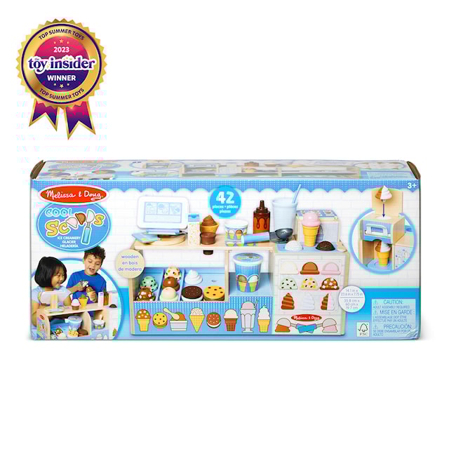 Produktbilde 3 for Tre-iskremkiosk Melissa & Doug