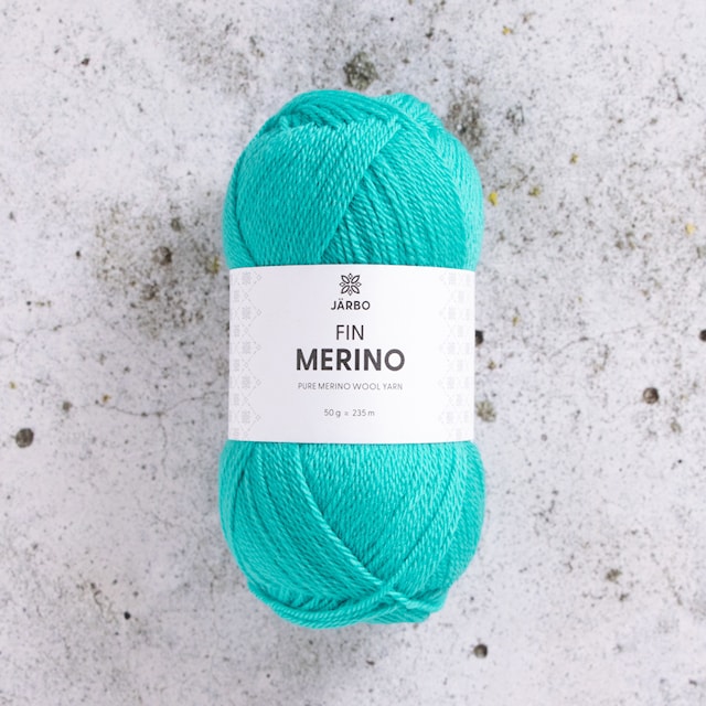 Fin Merino 50g Turquoise Waterfall (09) Järbo