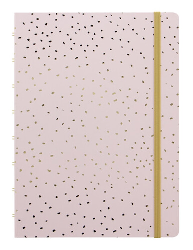 Produktbild 1 för Anteckningsbok A5 Confetti Linjerad Rose Quartz Filofax