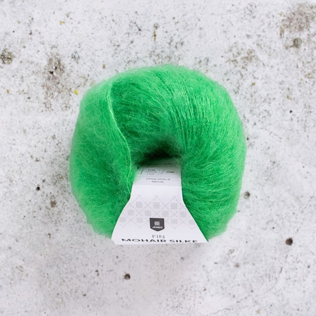 Fin Mohair Silk Lanka 25 g Vivid Chlorophyll (31538) Järbo