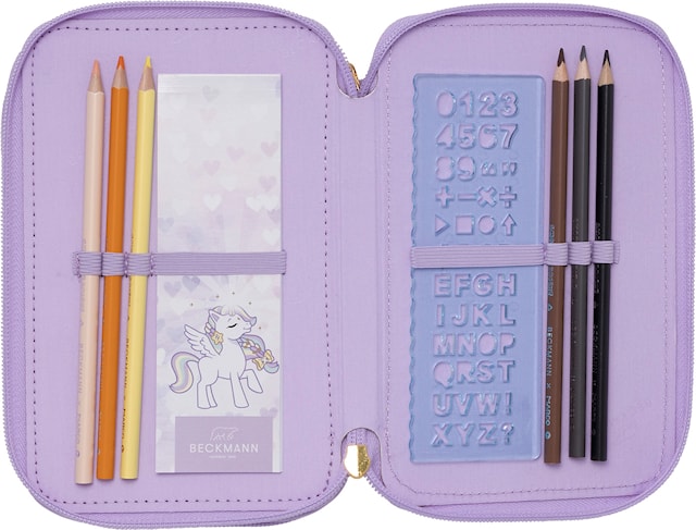 Produktbild 4 för Pennfodral Trippel Unicorn Princess Beckmann