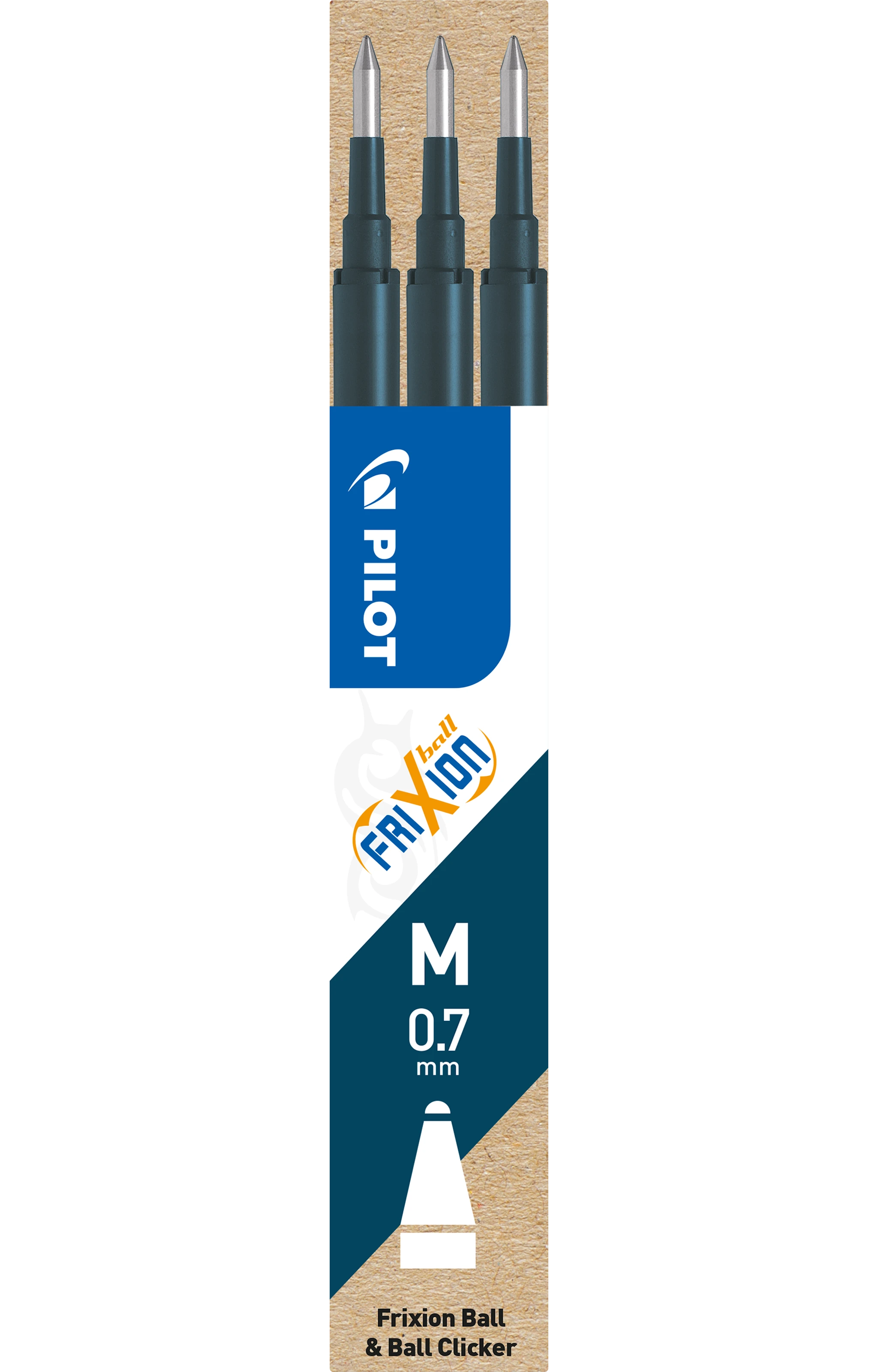 Tuotekuva ille Vaihtosäiliö Frixion 0,7 mm Sinimusta 3 kpl Pilot