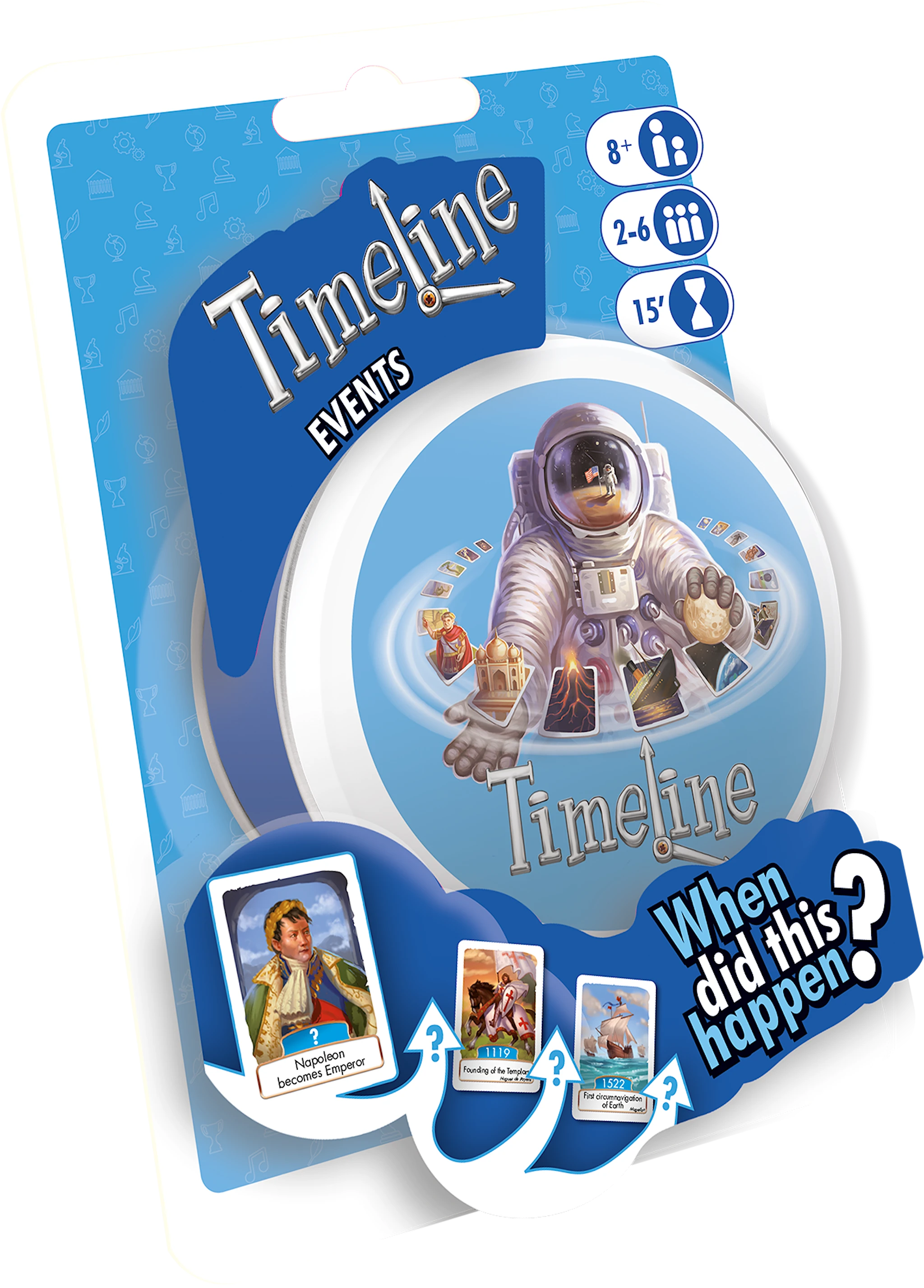 Tuotekuva ille Timeline Events Blister, Kortspel (EN)
