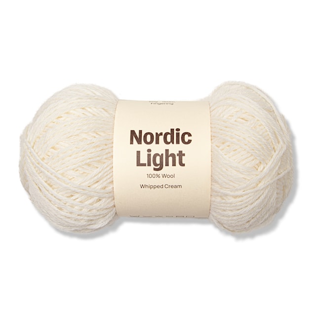 Nordic Light 100% ull 50 gr Whipped Cream Off white A826  Adlibris