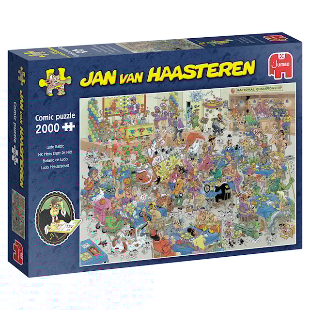 Produktbild 1 för Jan Van Haasteren Puzzle Championship Ludo Battle Pussel 2000 bitar