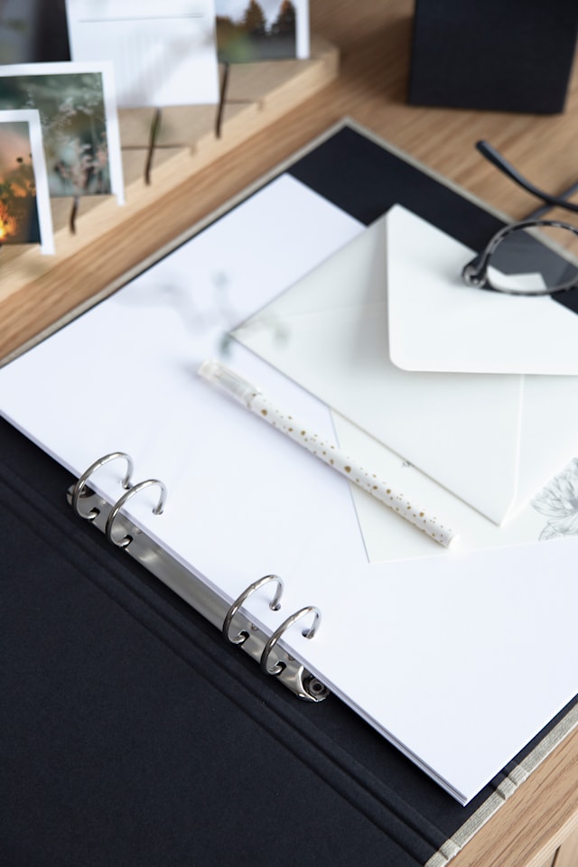 Tuotekuva 4 - Ringo A4 -sidostokansio Linen Bigso Box of Sweden