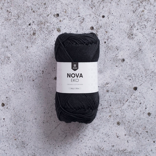 Nova Eko Cotton 50 g Black (00) Järbo