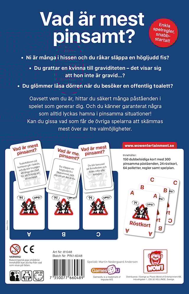 Tuotekuva 2 - Pinsamma och genanta situationer